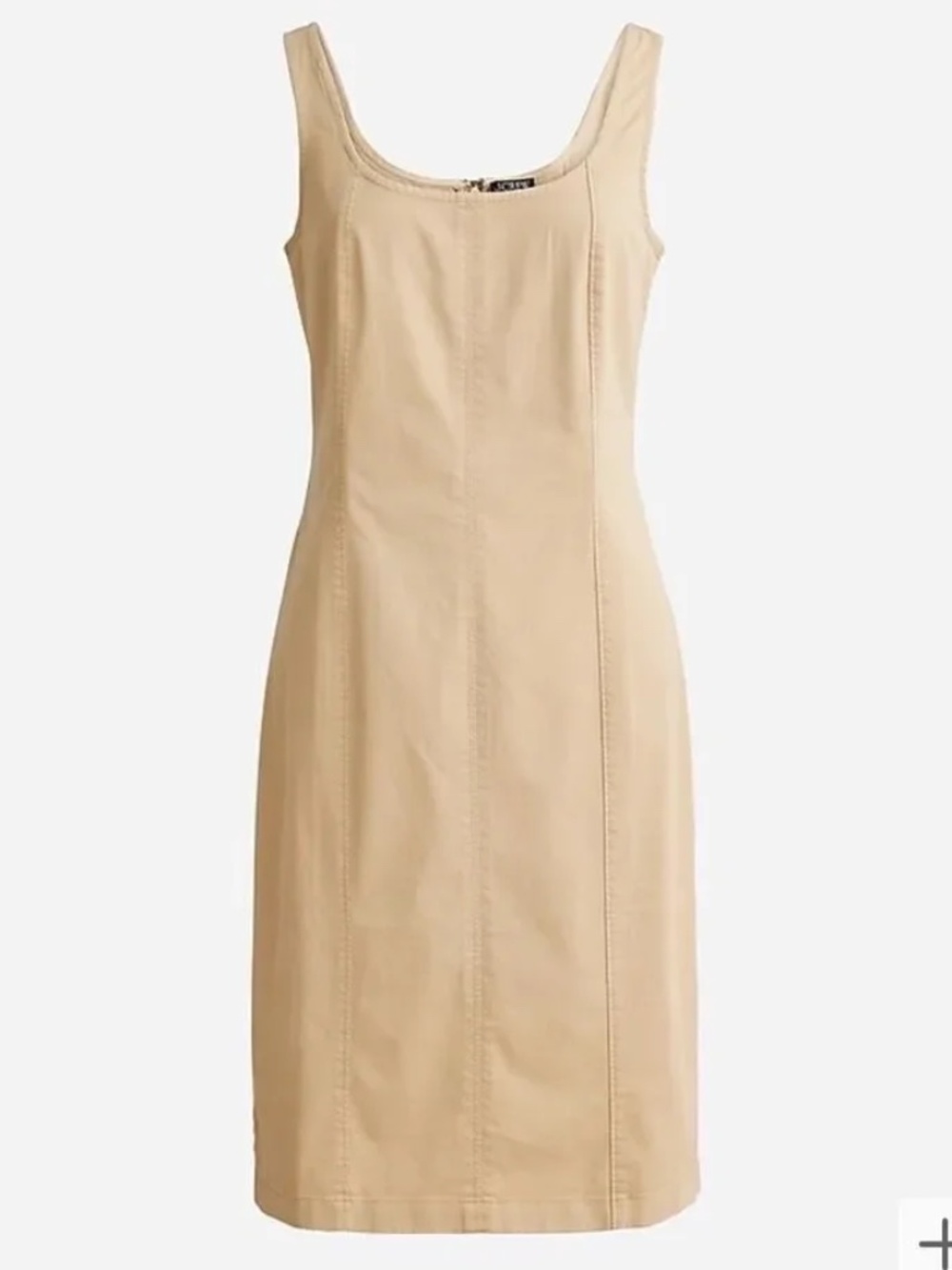 J.Crew Fitted Chino Mini Dress – Light Khaki | Size 4